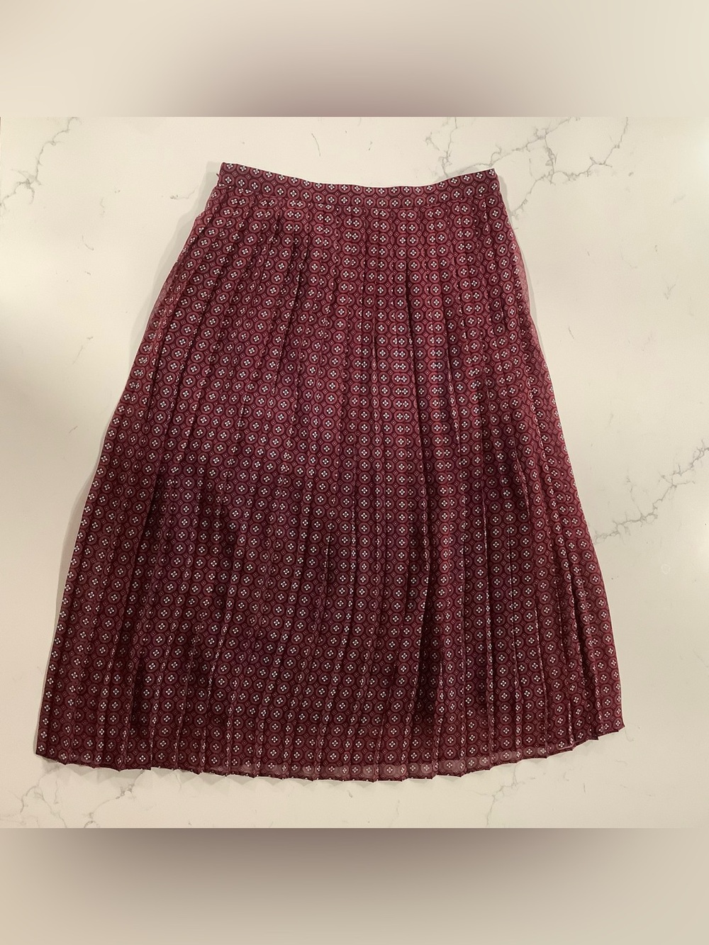 Banana Republic Pleated Midi Skirt